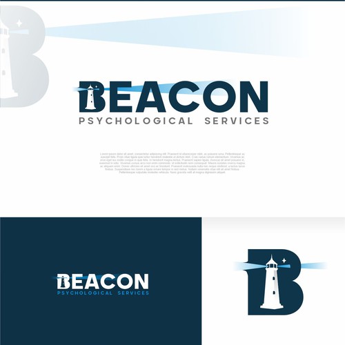 Logo for psychologist private practice providing therapy. Serious but hopeful. Design by Yulianto.dedy