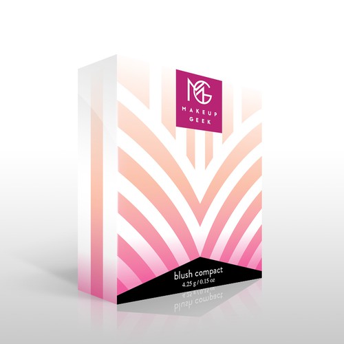 Makeup Geek Blush Box w/ Art Deco Influences Design by HollyMcA