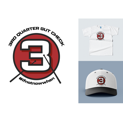 We need a logo that features the number 3 Design by Champagne D'Vyne