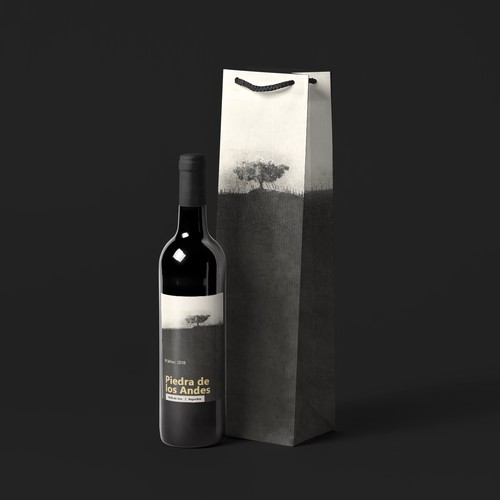 Malbec Wine Label for an Argentinian Winery Design by exsenz