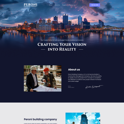 PBC website Design by appleby