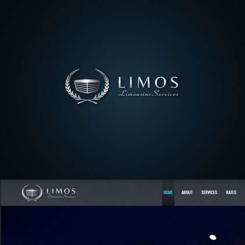 YOUR LUXURIOUS LOGO WITH A LUXURIOUS LIMOUSINE SERVICES Design by smurfer