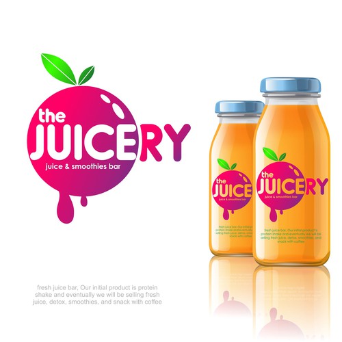 The Juicery, healthy juice bar need creative fresh logo Ontwerp door Kaprikrown