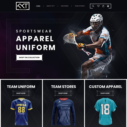 KYT House - Apparel Co Website Design Design by Webenix Solutions