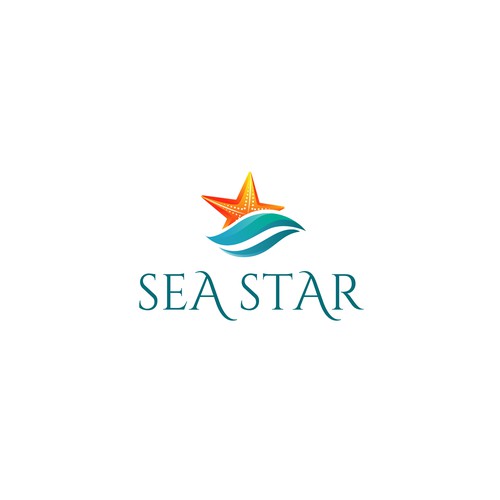 Design a beautiful, fun logo for our boat Sea Star Design by smitadesign