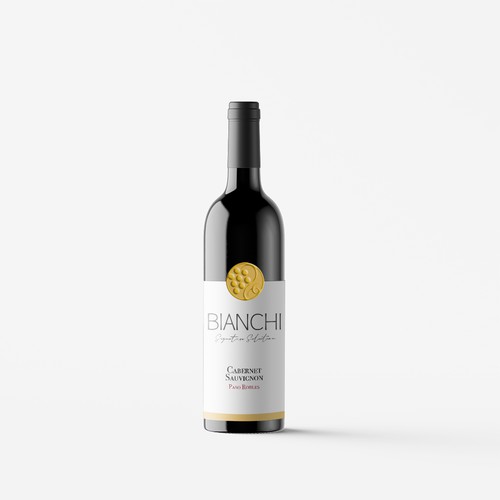 Bianchi Wine Label Design by eromano