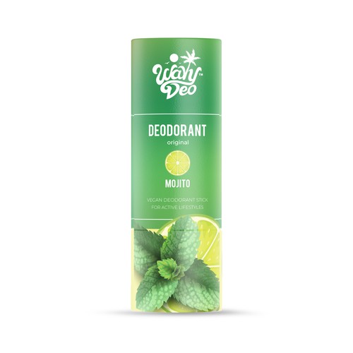 Design creative product packaging for an up and coming deodorant brand! Design by Dimario Moretti