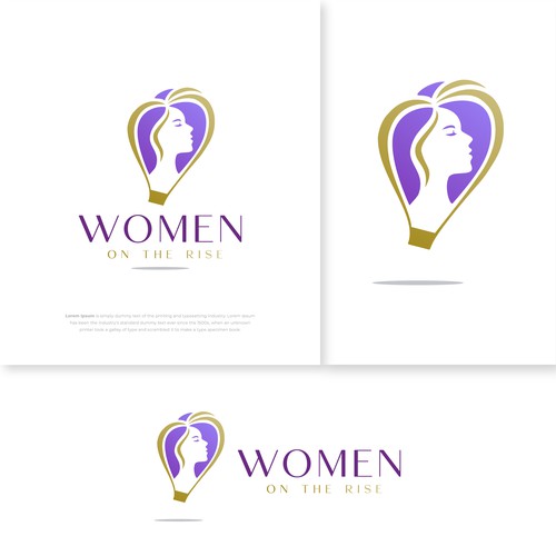 Women on the RISE logo Design by CreativeJAC