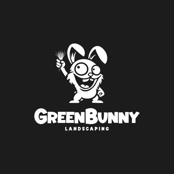 Logo design for Green Bunny Landscaping