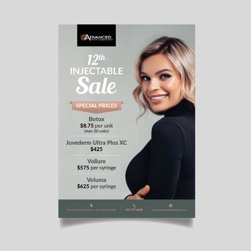 Botox and Filler Injectable Sale Add Design by louisse