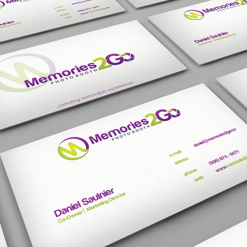 Create a business card for Luxurious Photo Booth Rentals! Design by N.Rc