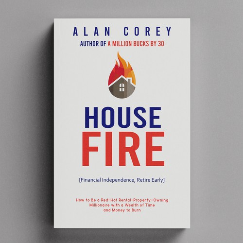 Eye-catching BOOK COVER with REAL ESTATE and EARLY RETIREMENT focus Design by H-Izz Design