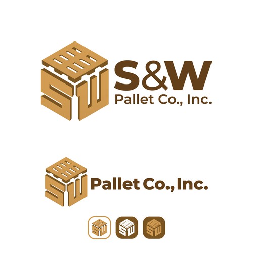 Family Owned Pallet Business looks to reimagine its LOGO. Design by MarcusMark