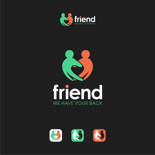 We need a soothing logo for a mental health support app Design by F1rst B