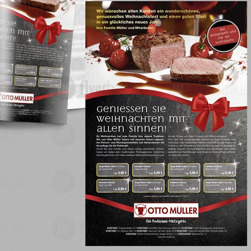 Weihnachtsanzeige Postcard Flyer Or Print Contest 99designs