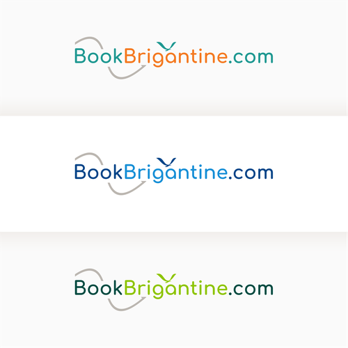 BookBrigantine.com Simple Vacation Rental Logo Design by MARSa ❤