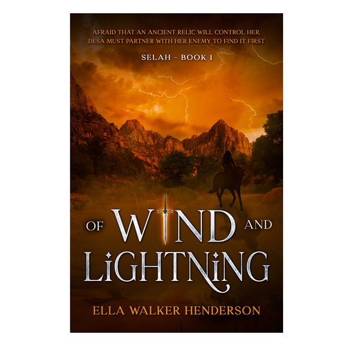 Fantasy book cover design Design by Anastasia Brenych