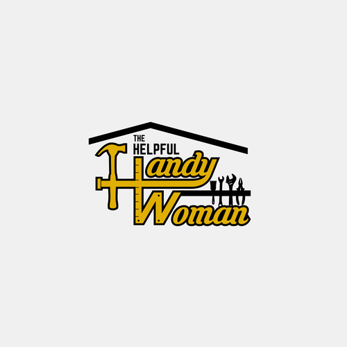 We need a design for our handywoman business that mixes masculine and feminine. Design by XarXi