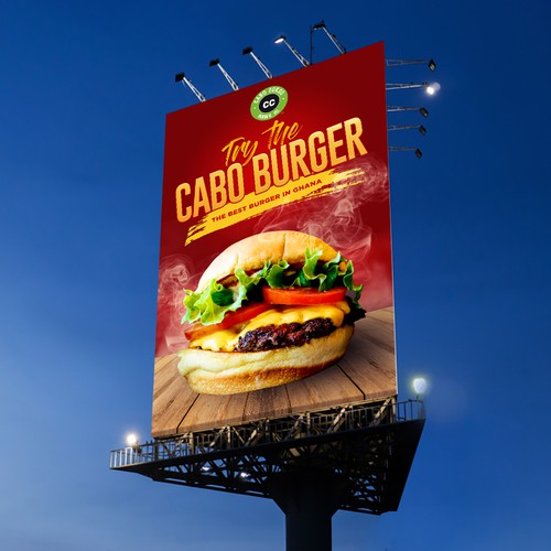 Billboard for Burger Company Design by Andy William