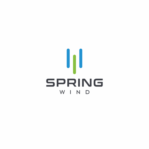 Design di Spring Wind Logo di LadyDesigner