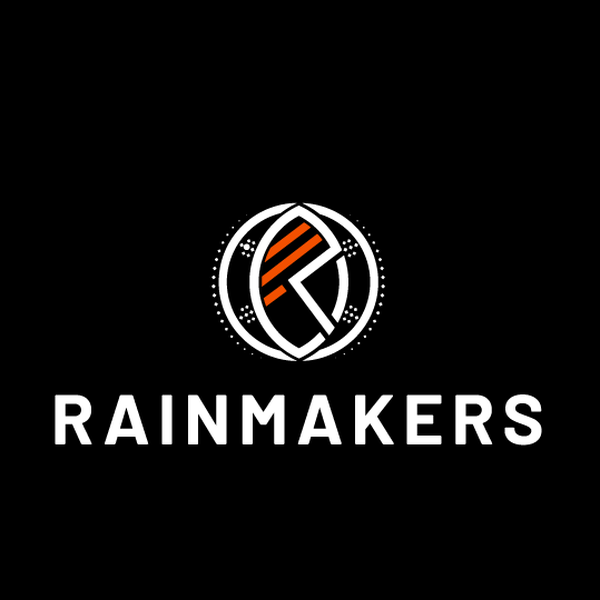 Rainmakers logo available for customisation and sale
