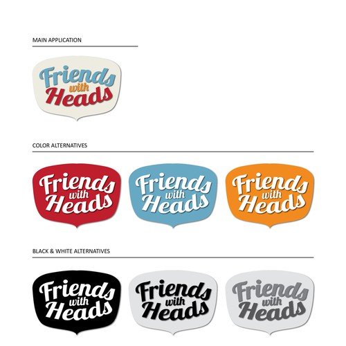 Friends With Heads needs a new logo Réalisé par jpcogo
