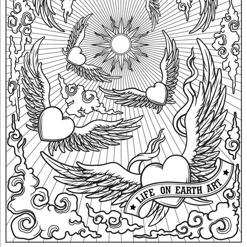 Coloring Book Illustration