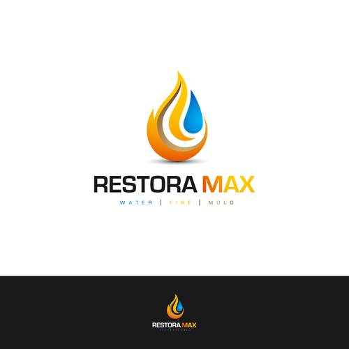 Restoration Company Branding. Design by MrBaba