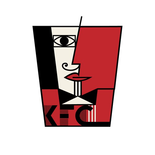 Community Contest | Reimagine a famous logo in Bauhaus style Diseño de Chocolate Defendant
