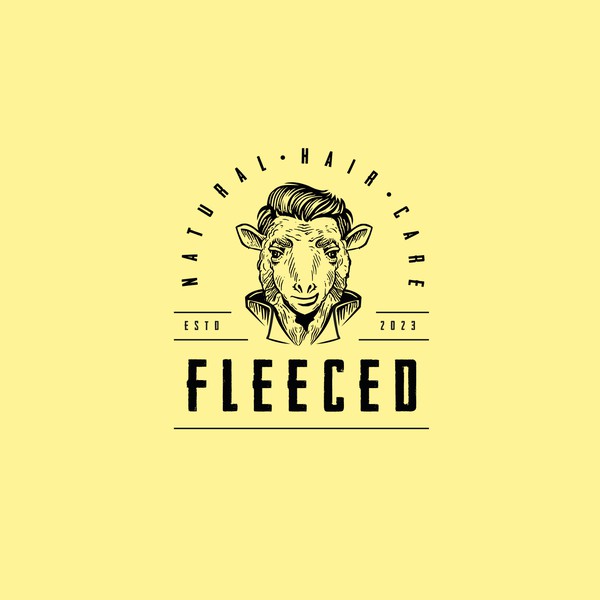 Design by ClaudioRegina titled "FLEECED Logo e BrandGuideline"