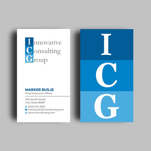 Design di ICG Business Cards di Shila Rani Das