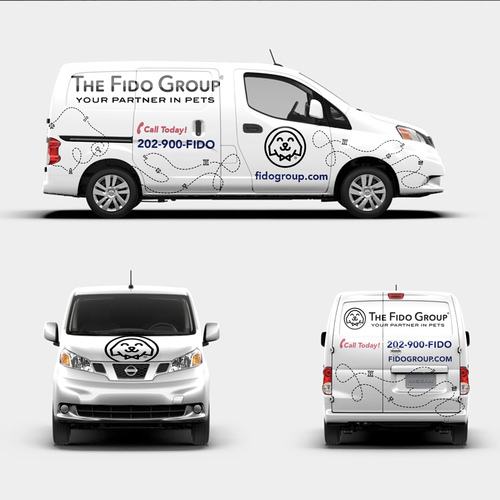 Sleek & simple van wrapping images for Google My Business Design by Art Mahno ✔