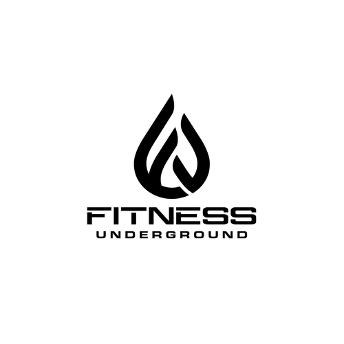 Simple boutique fitness logo Design by Grapìkal