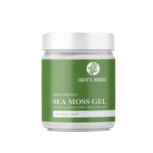 Design a Label for our Sea Moss Gel Product Design by Claudia Gabriela