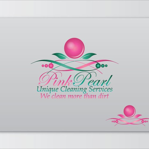 unique cleaning services logo