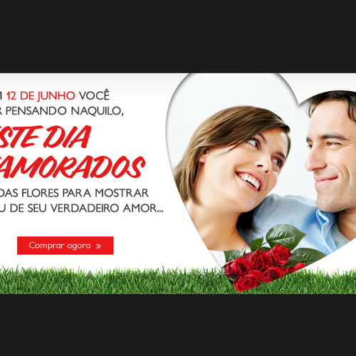 Valentine's day/ world cup banner is needed for online flower shop in brazil, Banner ad contest