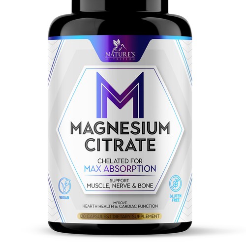 Premium Magnesium Citrate Design needed for Nature's Nutrition Design by ✝DeSiGnEr✝JOHN