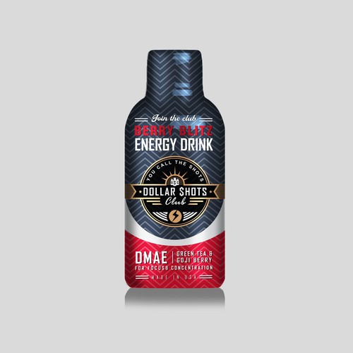 Design di Create an eye-catching energy shot drink bottle design for the relaunch our eCommerce Supplement Shot Co.!! di BRAVO-designs