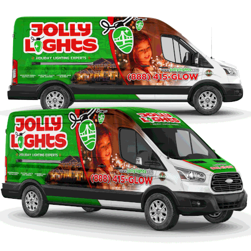 Design by dnxdesign titled "Christmas lights van wrap! We need you!!"