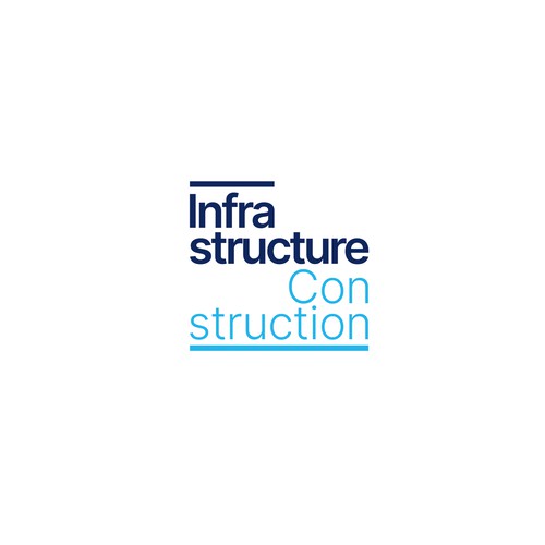 "Infrastructure Construction" UNIQUE LOGO Design by imFlow☀️