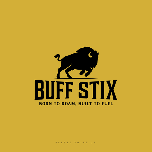 Buff Stix...Lean, Delicious, Buffalo Strong. Design by Brazuca Studio