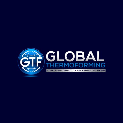 GTF Semiconductor packaging logo Design by 369 Design