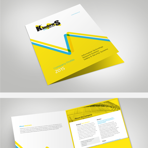 Create a company profile brochure Design by -99percent-