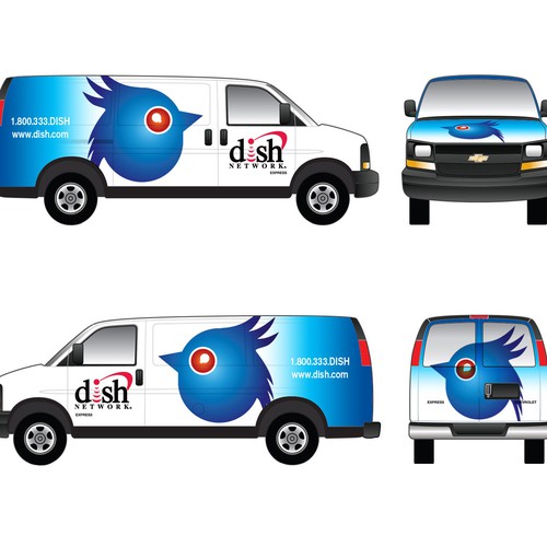 Design V&S 002 ~ REDESIGN THE DISH NETWORK INSTALLATION FLEET por rgkraphics