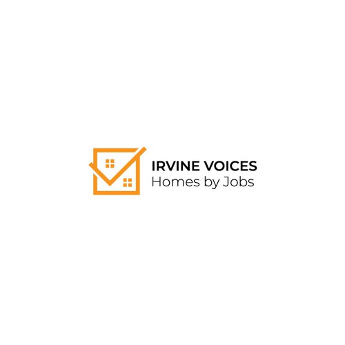Irvine Voices - Homes for Jobs Logo Design by A.Aliye