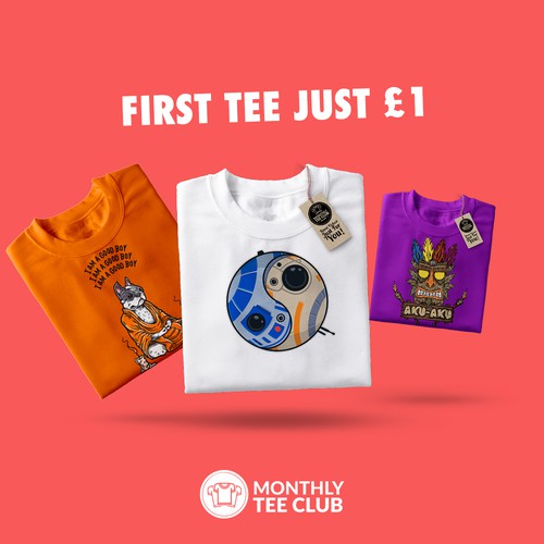 T-shirt Banners & Ad Templates