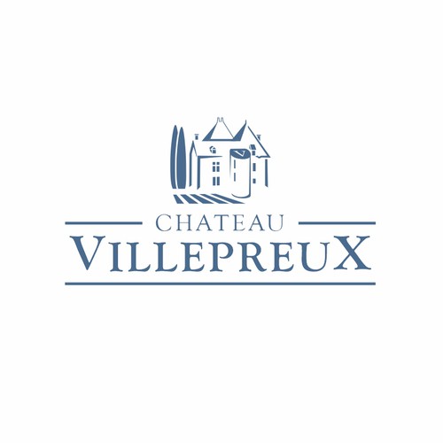 Modern new logo for French chateau and vineyard-ontwerp door Karen Faria