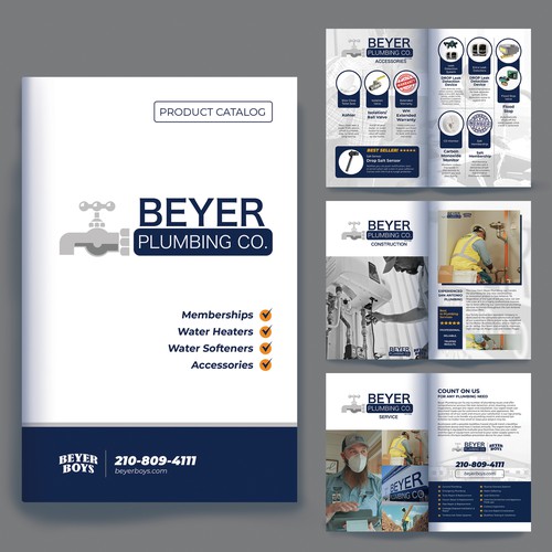 Plumbing Service/Product Catalog Design réalisé par Maszul