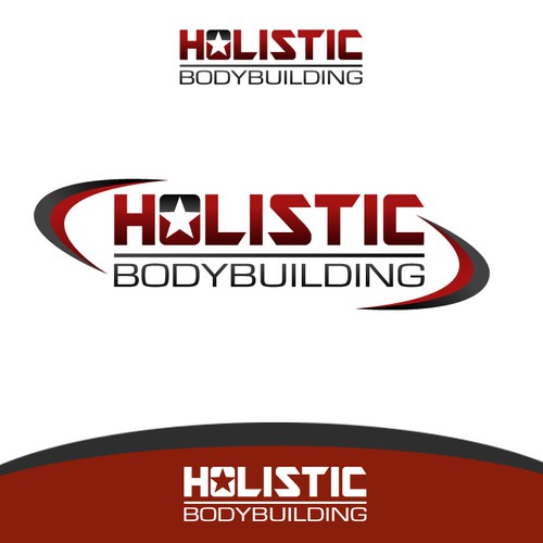Simple Bodybuilding Logo Design by bassXsegno