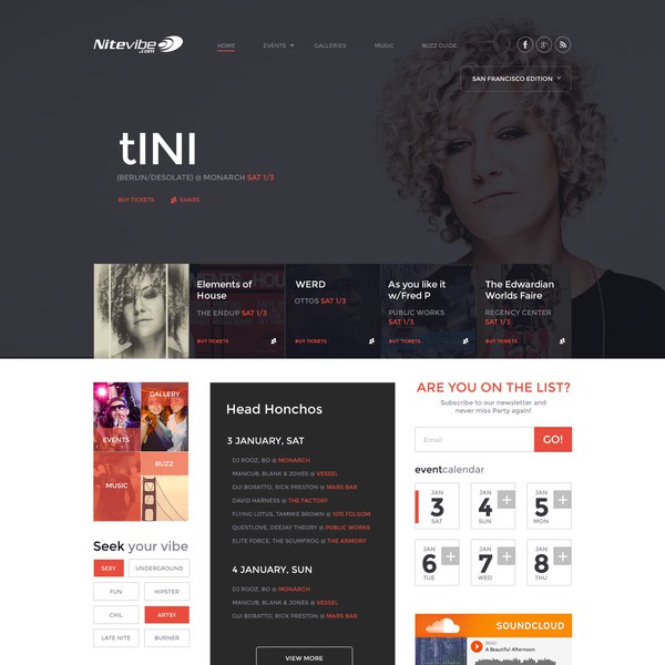 Music Events Home Page 